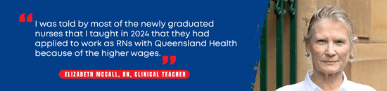 Quote from Elizabeth McCall, RN.